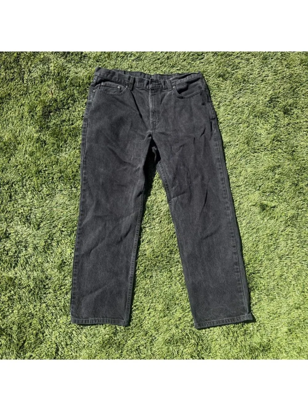 Levi's Black Jeans Relaxed Straight 36x30 Men's